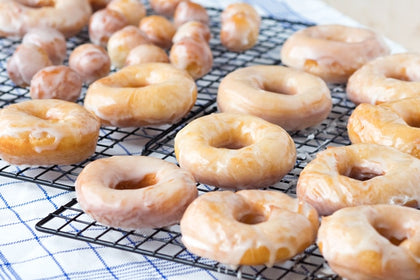 Traditional Glazed Donuts (Color Options Available)